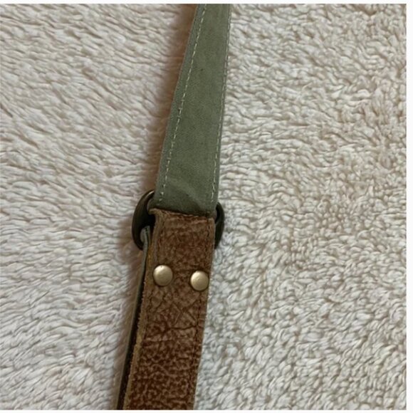 Vintage “Par Avion – Air Mail” Canvas and Leather Messenger Bag - Picture 8 of 16